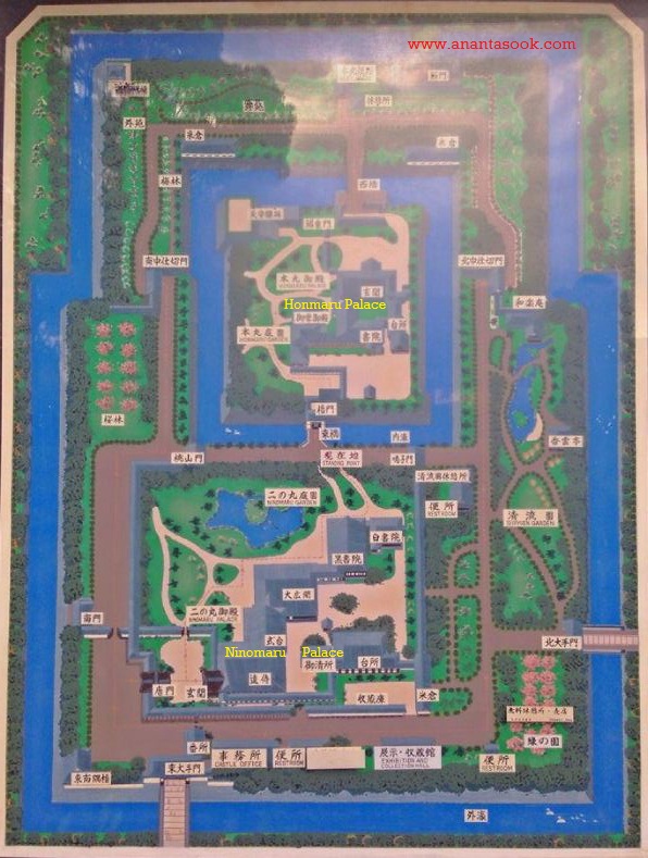 Nijo-castle-map