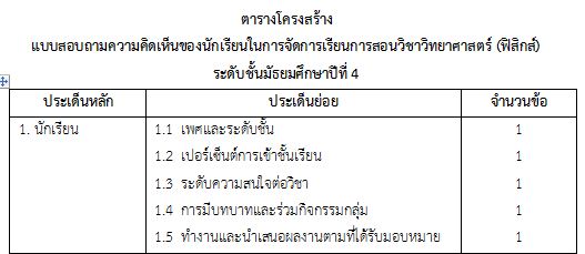 table-structure