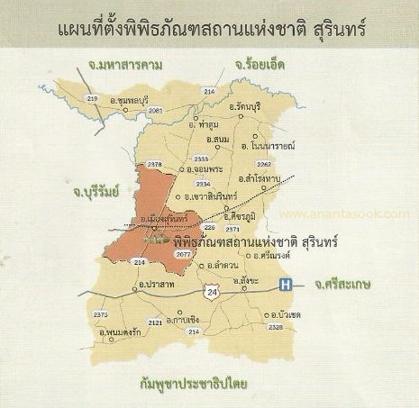 Map-surin-museum