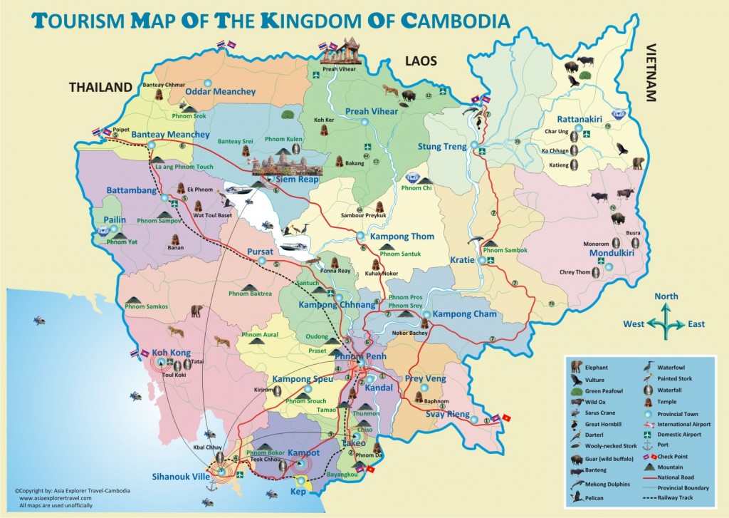 Cambodia-Tour-map